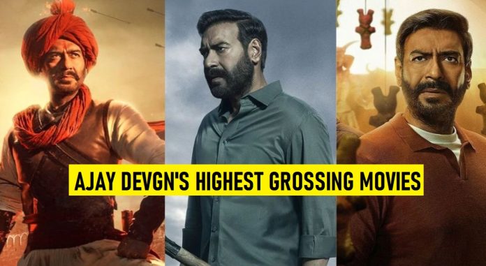 Ajay Devgn's highest grossing movies list